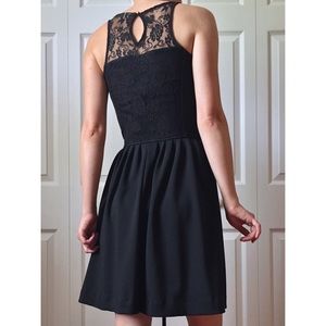 Robe Lauren Conrad En Dentelle Doublée - Corail - Taille XL - Coton Et Rayon - Occasion Très Bon État